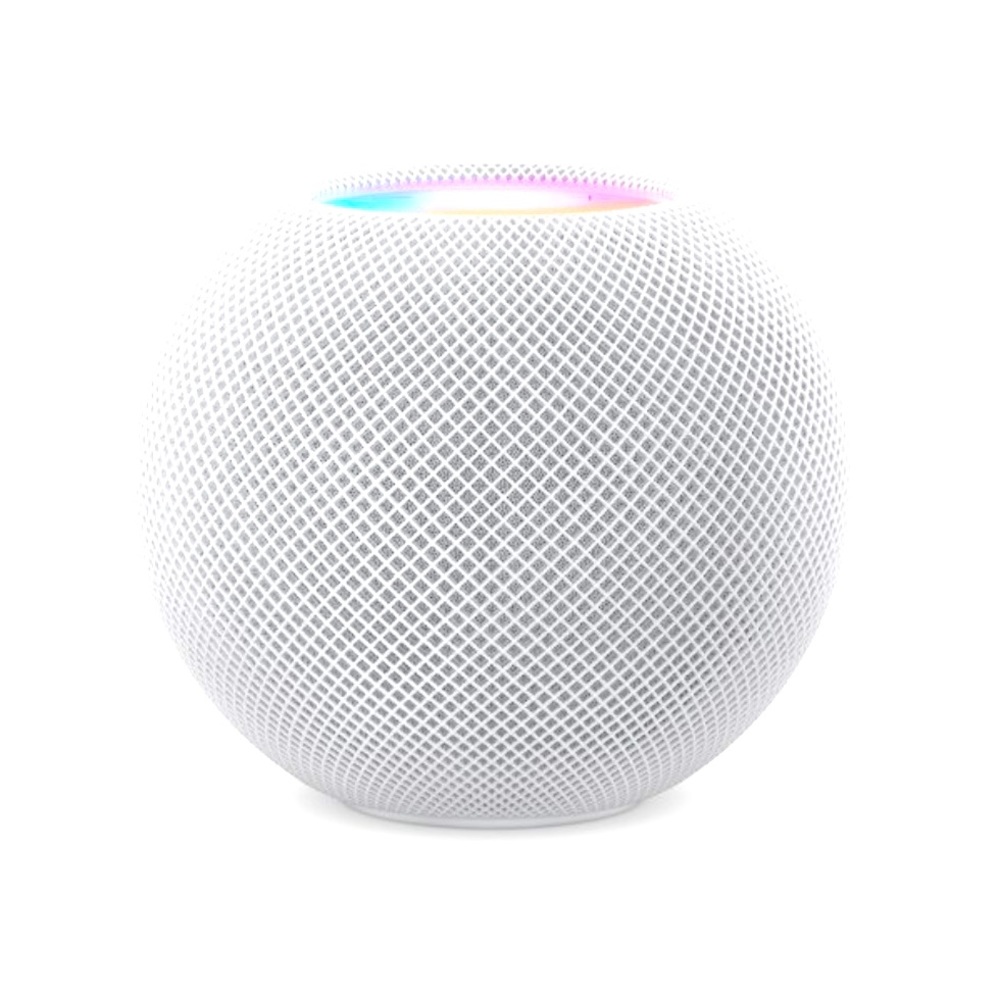 White Apple Mini HomePod